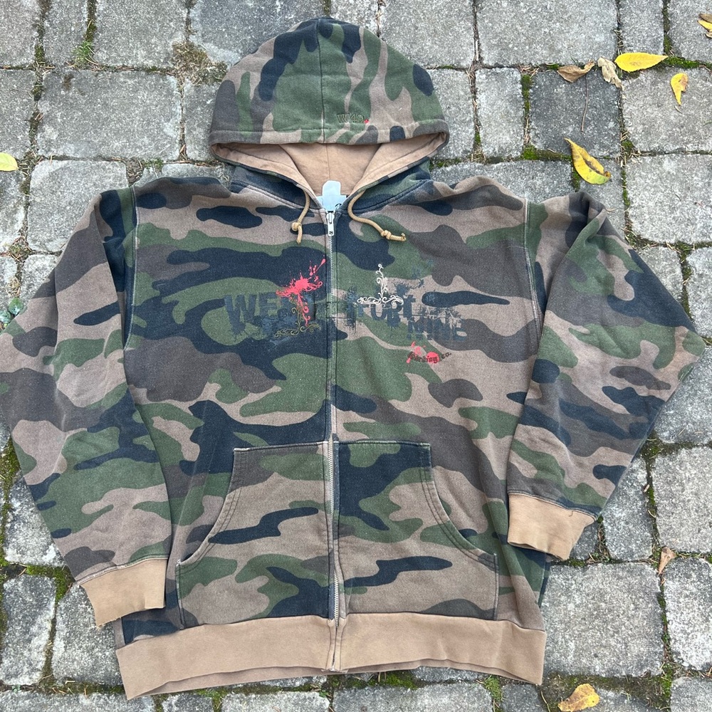VTG West 49 Camouflage Hoodie